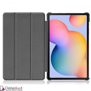 Dirbtinės odos atverčiamas dėklas planšetei - raudonas (Samsung Tab S6 Lite 10.4 (P610/P615)-S6 Lite 2022 (P613/P619)-Tab S6 Lite 2024 (P625/SM-P620NZAAEUE)